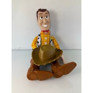 Toy Story Woody 30" Action Figure Vintage Toy With Hat- Excellent Condition
